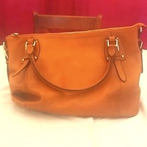 Kette faux leather tote